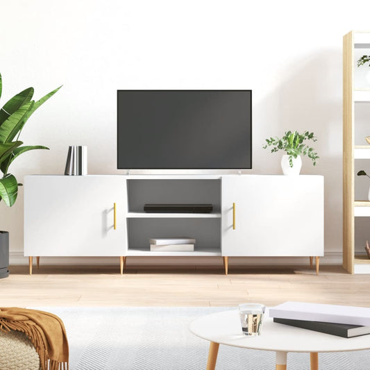 TV-Møbel Hvit TV-benk 150x30x50 cm