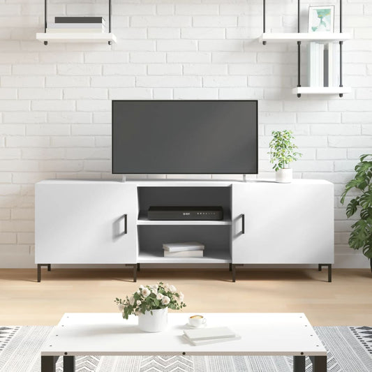 TV-Møbel Hvit TV-benk 150x30x50 cm