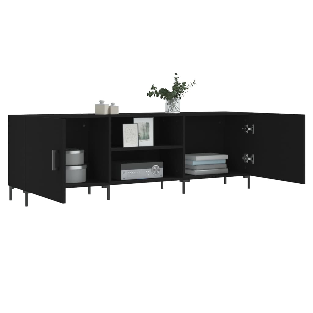 TV-Møbel Svart TV-benk 150x30x50 cm