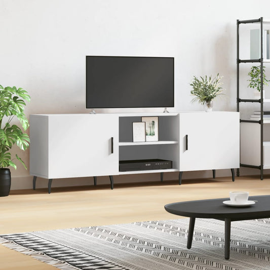 TV-Møbel Hvit TV-benk 150x30x50 cm