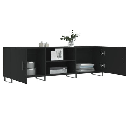 TV-Møbel Svart TV-benk 150x30x50 cm
