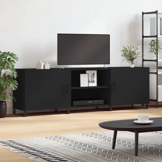 TV-Møbel Svart TV-benk 150x30x50 cm