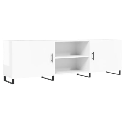 TV-Møbel Høyglans Hvit Tv-benk 150x30x50 cm