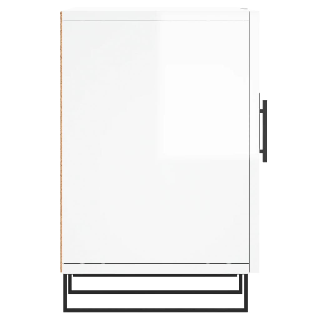 TV-Møbel Høyglans Hvit Tv-benk 150x30x50 cm