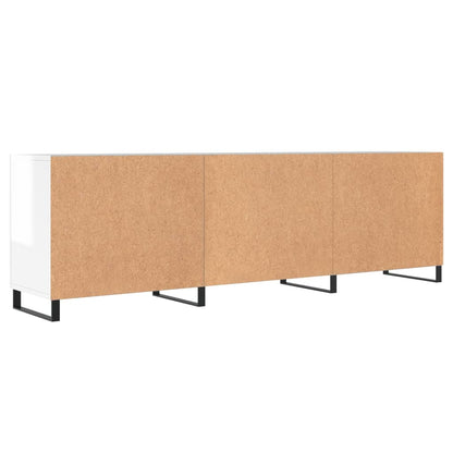 TV-Møbel Høyglans Hvit Tv-benk 150x30x50 cm