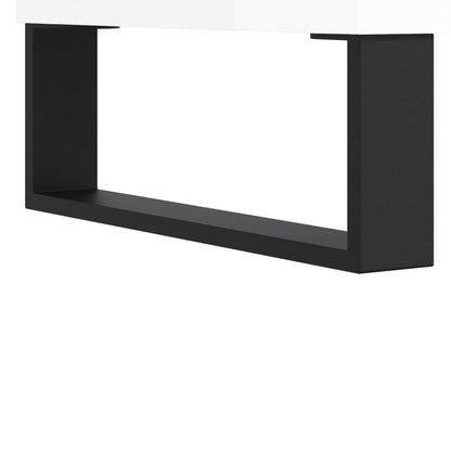 TV-Møbel Høyglans Hvit Tv-benk 150x30x50 cm