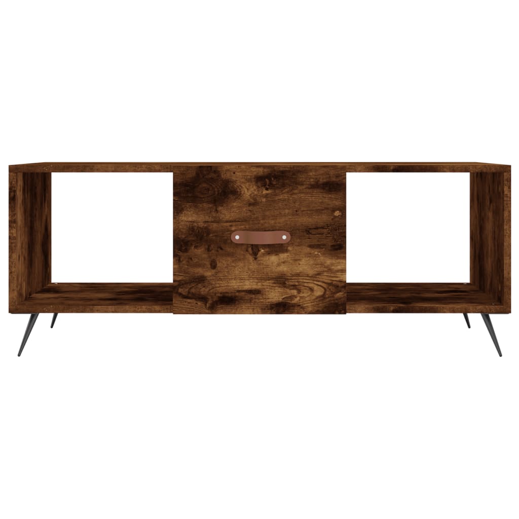 Salongbord Sofabord Røkt Eik 102x50x40 cm