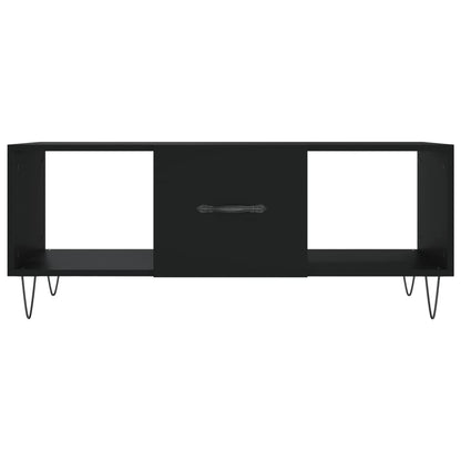 Salongbord Sofabord Svart 102x50x40 cm
