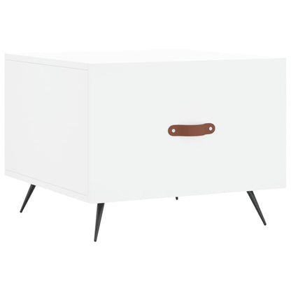 Sidebord Hvit 2 stk 50x50x40 cm