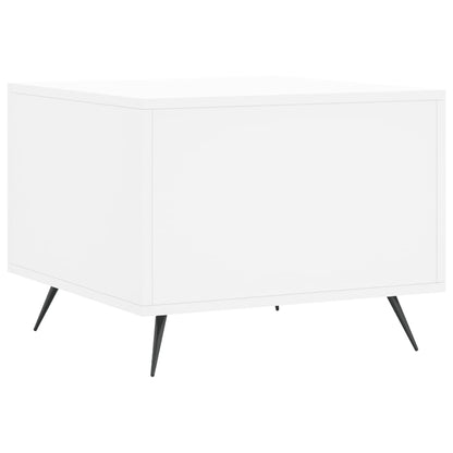 Sidebord Hvit 2 stk 50x50x40 cm