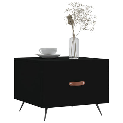 Salongbord Sofabord Svart 2 stk 50x50x40 cm