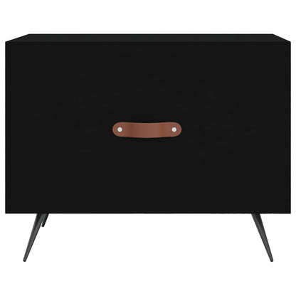 Salongbord Sofabord Svart 2 stk 50x50x40 cm