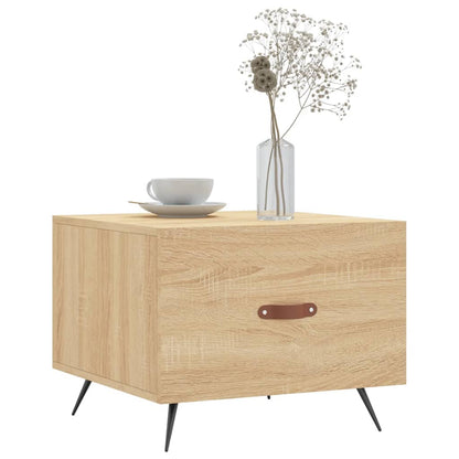 Salongbord Sofabord Sonoma Eik 2 stk 50x50x40 cm