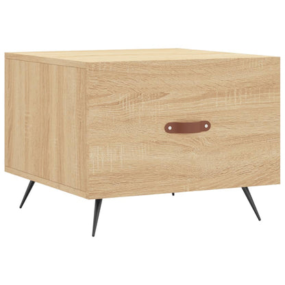 Salongbord Sofabord Sonoma Eik 2 stk 50x50x40 cm