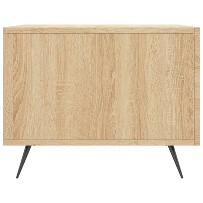 Salongbord Sofabord Sonoma Eik 2 stk 50x50x40 cm
