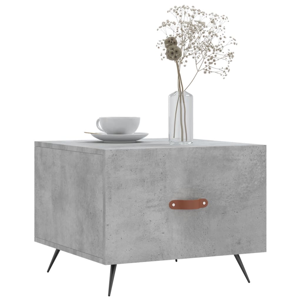 Salongbord Sofabord Betonggrå 2 stk 50x50x40 cm