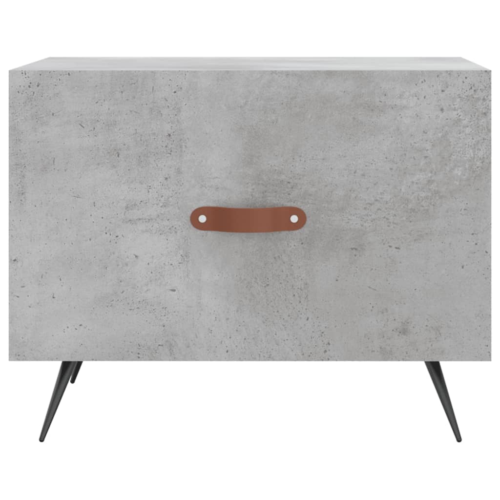 Salongbord Sofabord Betonggrå 2 stk 50x50x40 cm