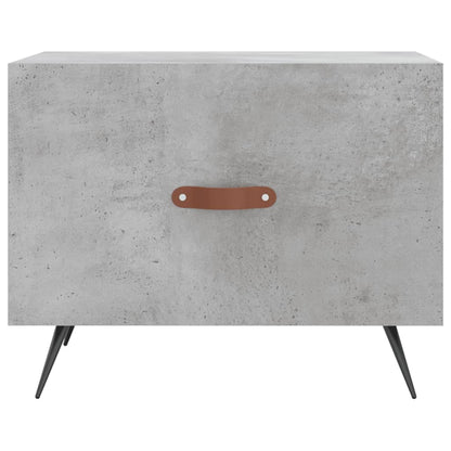 Salongbord Sofabord Betonggrå 2 stk 50x50x40 cm