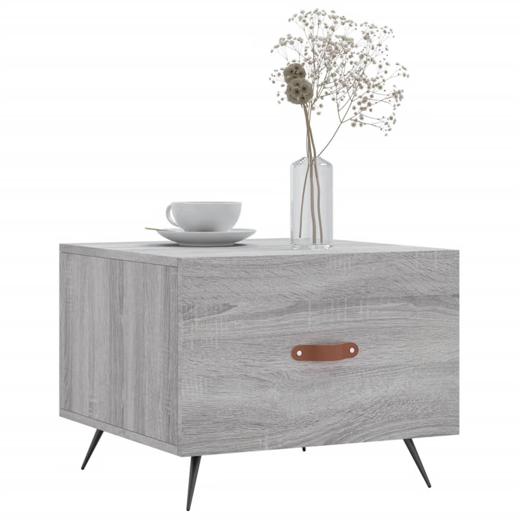 Salongbord Sofabord Sonoma Grå 2 stk 50x50x40 cm