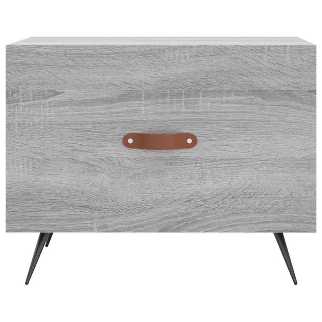 Salongbord Sofabord Sonoma Grå 2 stk 50x50x40 cm