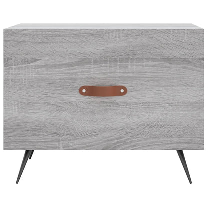 Salongbord Sofabord Sonoma Grå 2 stk 50x50x40 cm