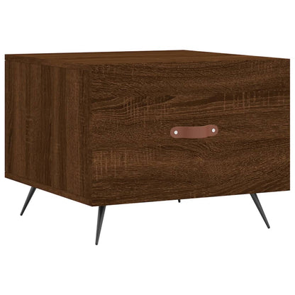 Salongbord Sofabord Brun Eik 2 stk 50x50x40 cm