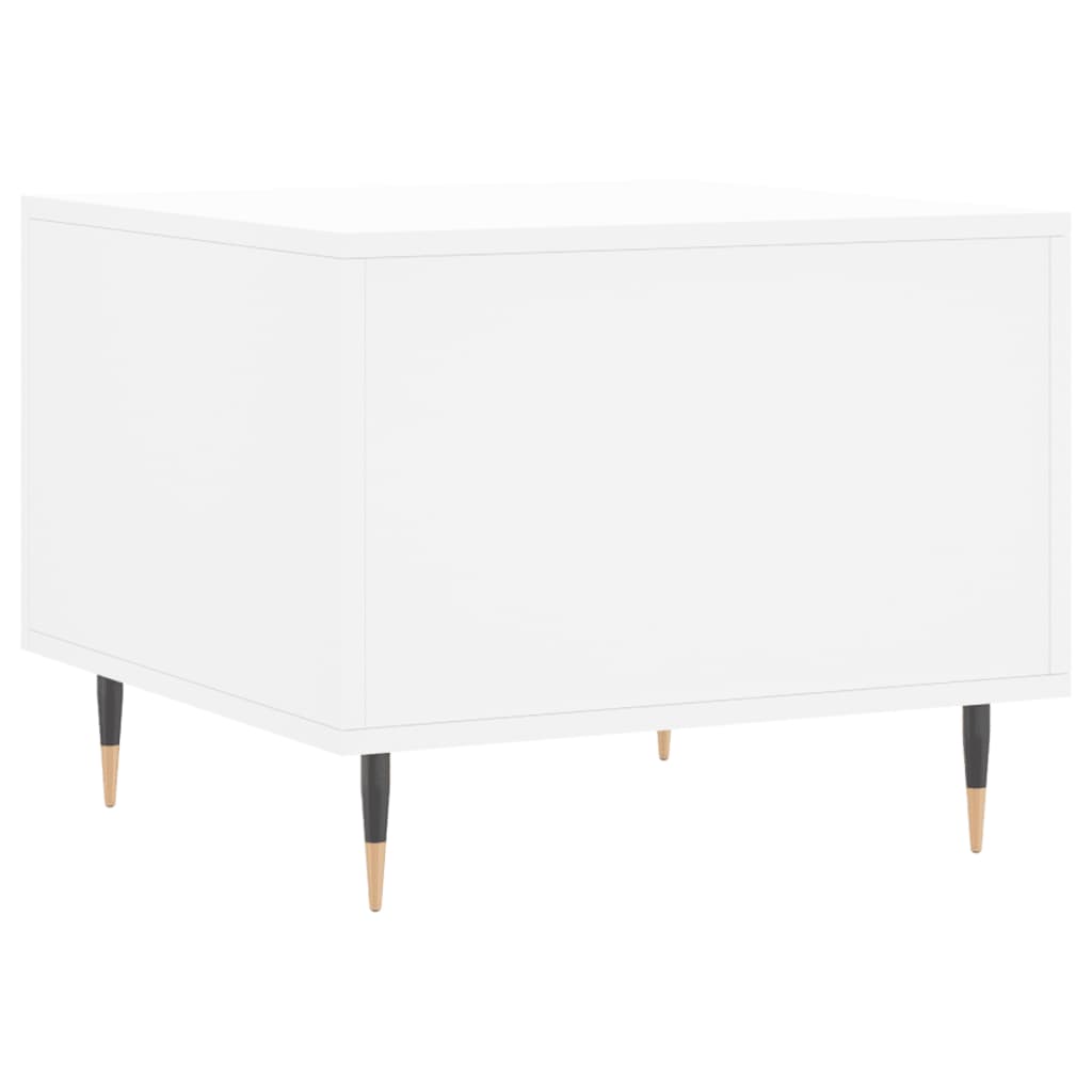 Sidebord Hvit 2 stk 50x50x40 cm