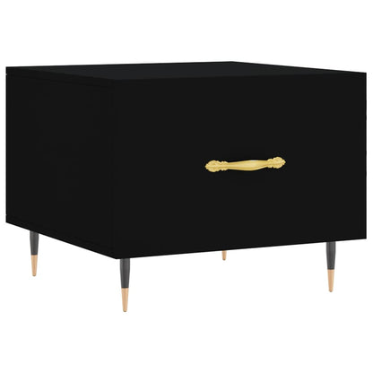 Salongbord Sofabord Svart 2 stk 50x50x40 cm