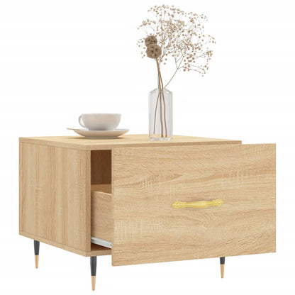 Salongbord Sofabord Sonoma Eik 2 stk 50x50x40 cm