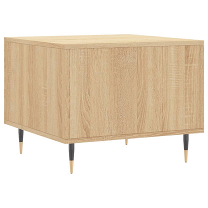 Salongbord Sofabord Sonoma Eik 2 stk 50x50x40 cm