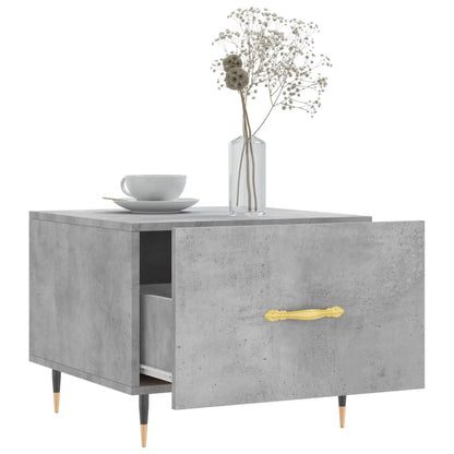 Salongbord Sofabord Betonggrå 2 stk 50x50x40 cm