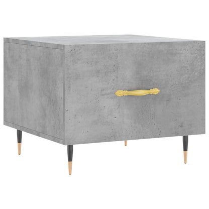 Salongbord Sofabord Betonggrå 2 stk 50x50x40 cm