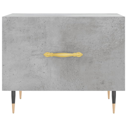 Salongbord Sofabord Betonggrå 2 stk 50x50x40 cm