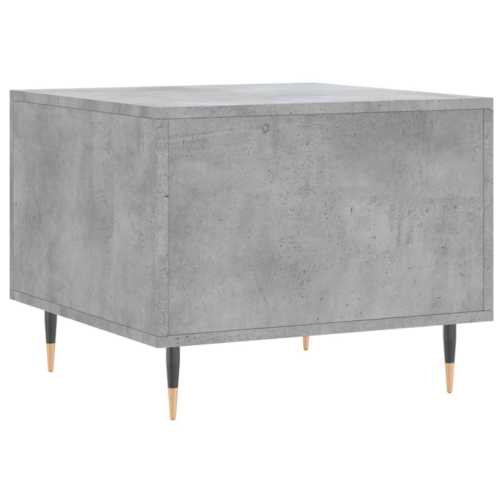 Salongbord Sofabord Betonggrå 2 stk 50x50x40 cm