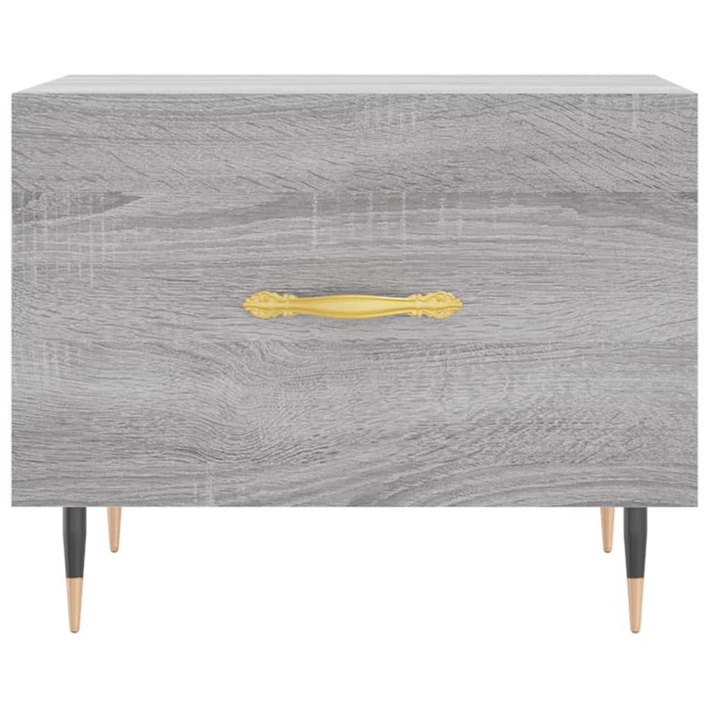 Salongbord Sofabord Sonoma Grå 2 stk 50x50x40 cm
