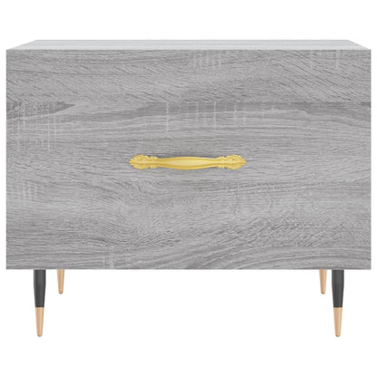 Salongbord Sofabord Sonoma Grå 2 stk 50x50x40 cm