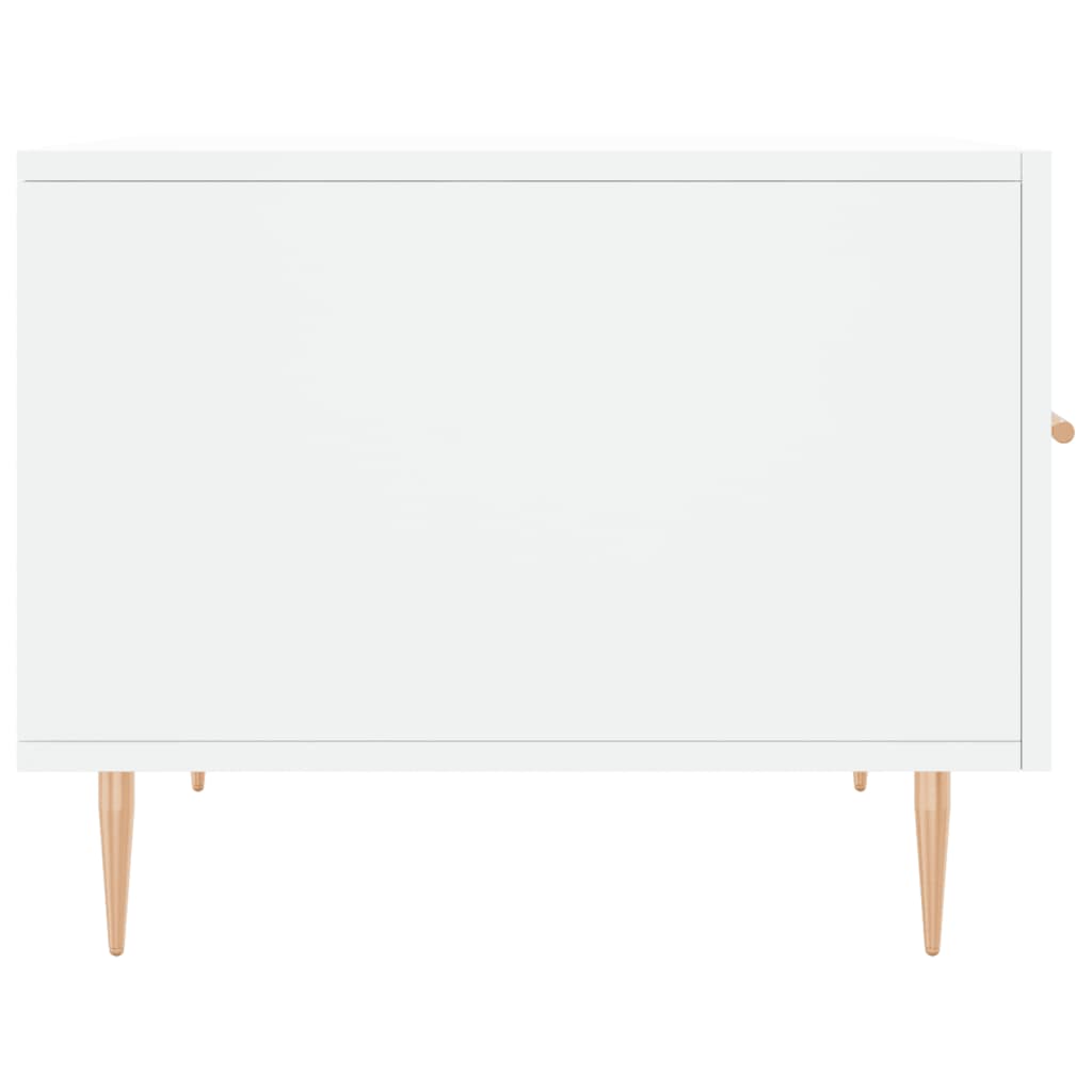 Sidebord Hvit 2 stk 50x50x40 cm