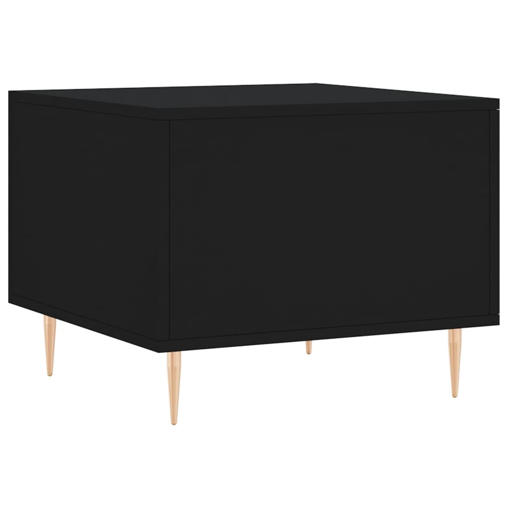 Salongbord Sofabord Svart 2 stk 50x50x40 cm