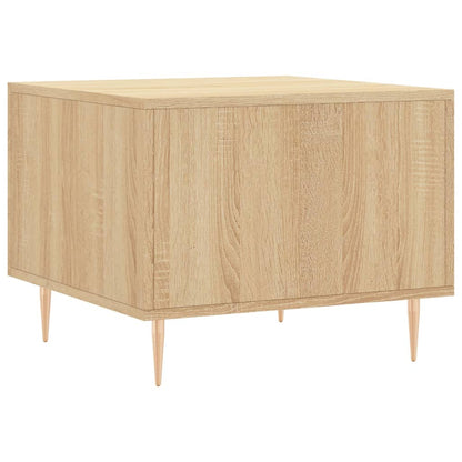 Salongbord Sofabord Sonoma Eik 2 stk 50x50x40 cm