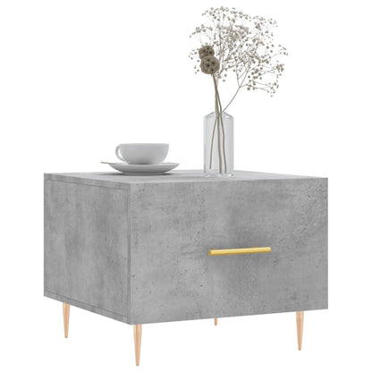 Salongbord Sofabord Betonggrå 2 stk 50x50x40 cm