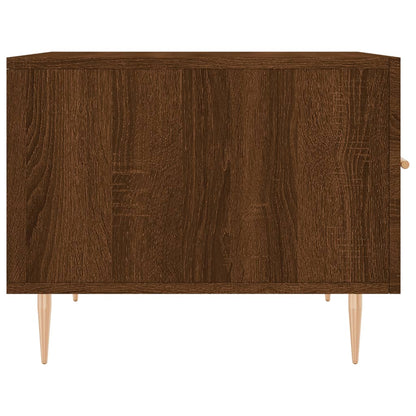 Salongbord Sofabord Brun Eik 2 stk 50x50x40 cm