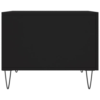 Salongbord Sofabord Svart 2 stk 50x50x40 cm
