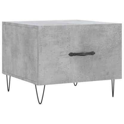 Salongbord Sofabord Betonggrå 2 stk 50x50x40 cm