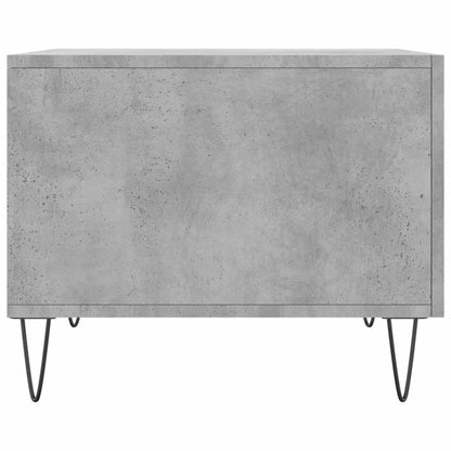 Salongbord Sofabord Betonggrå 2 stk 50x50x40 cm