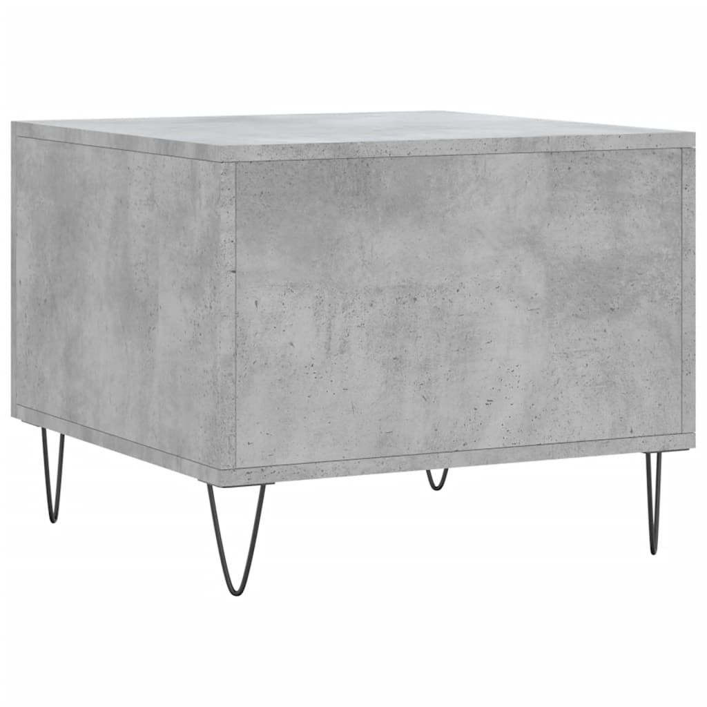 Salongbord Sofabord Betonggrå 2 stk 50x50x40 cm
