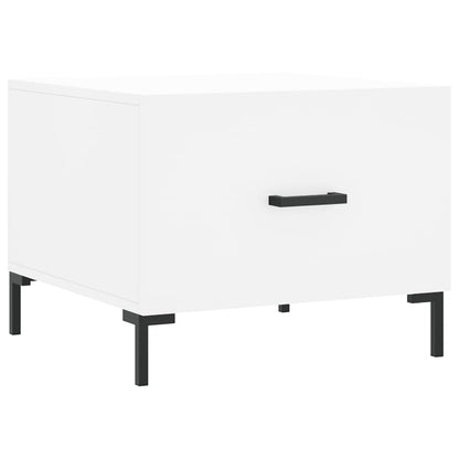 Sidebord Hvit 2 stk 50x50x40 cm