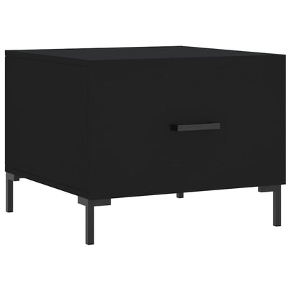 Salongbord Sofabord Svart 2 stk 50x50x40 cm