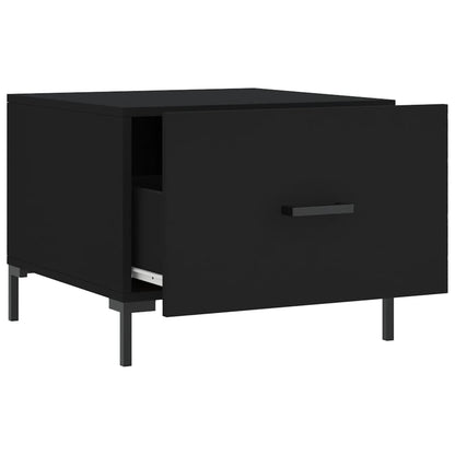 Salongbord Sofabord Svart 2 stk 50x50x40 cm