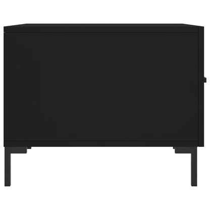 Salongbord Sofabord Svart 2 stk 50x50x40 cm