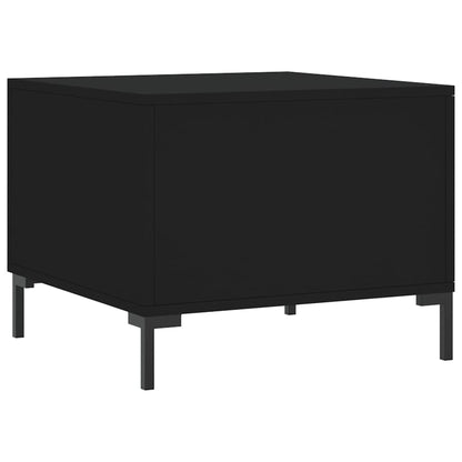 Salongbord Sofabord Svart 2 stk 50x50x40 cm